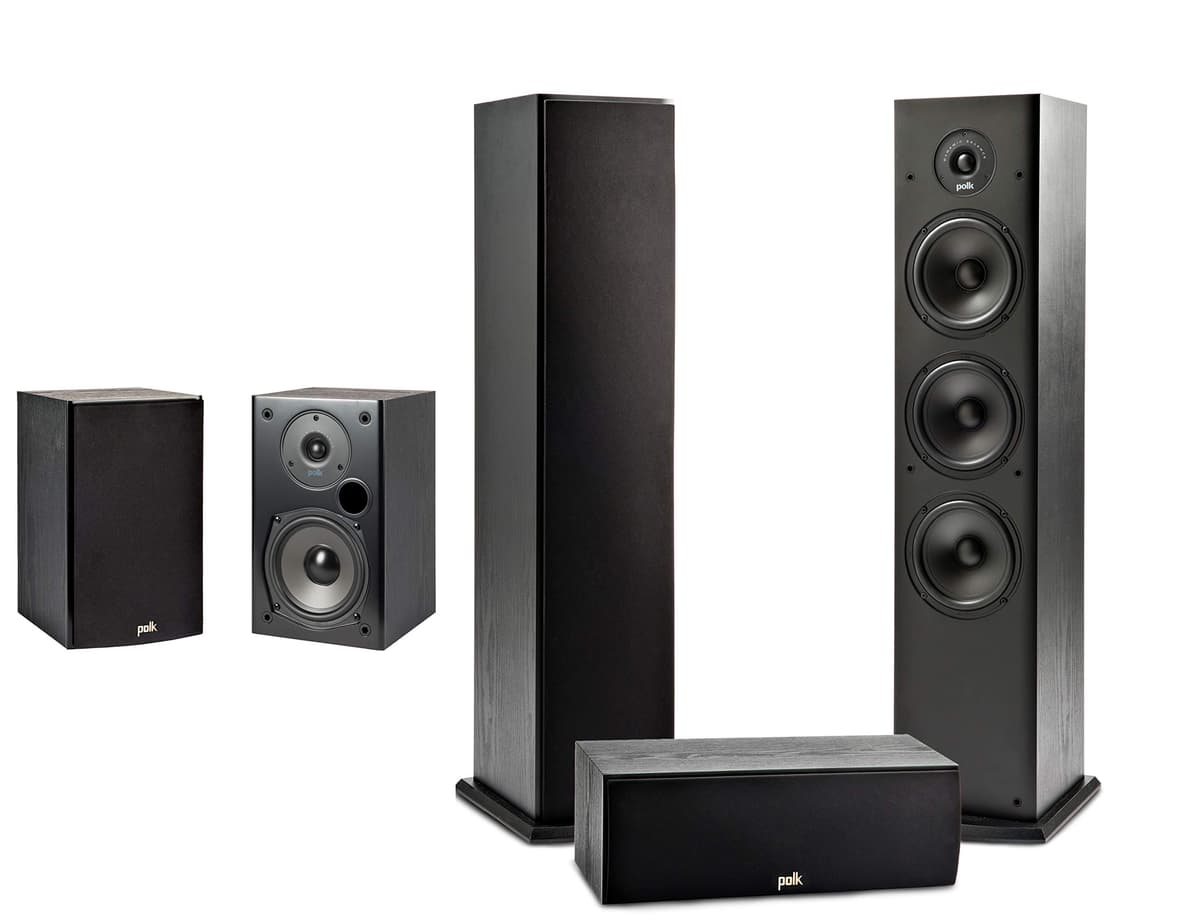 Polk Audio T Series Paquete Home Theater 5 Canales (T15, T30, T50) Ensemble Home Cinéma série T