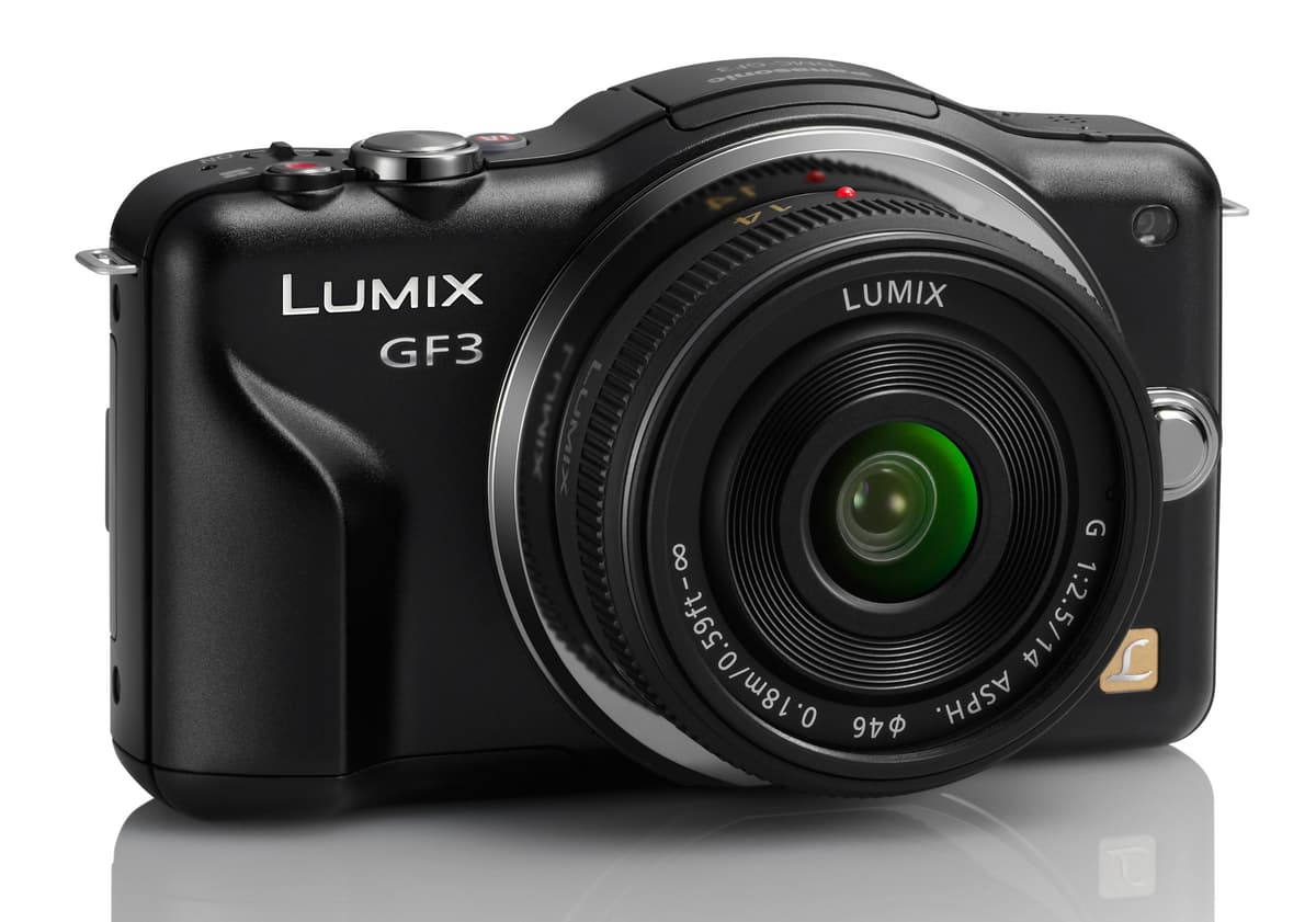 Panasonic Lumix DMC-GF3CK Cámara Digital 12.1 MP con Lente Pancake 14 mm