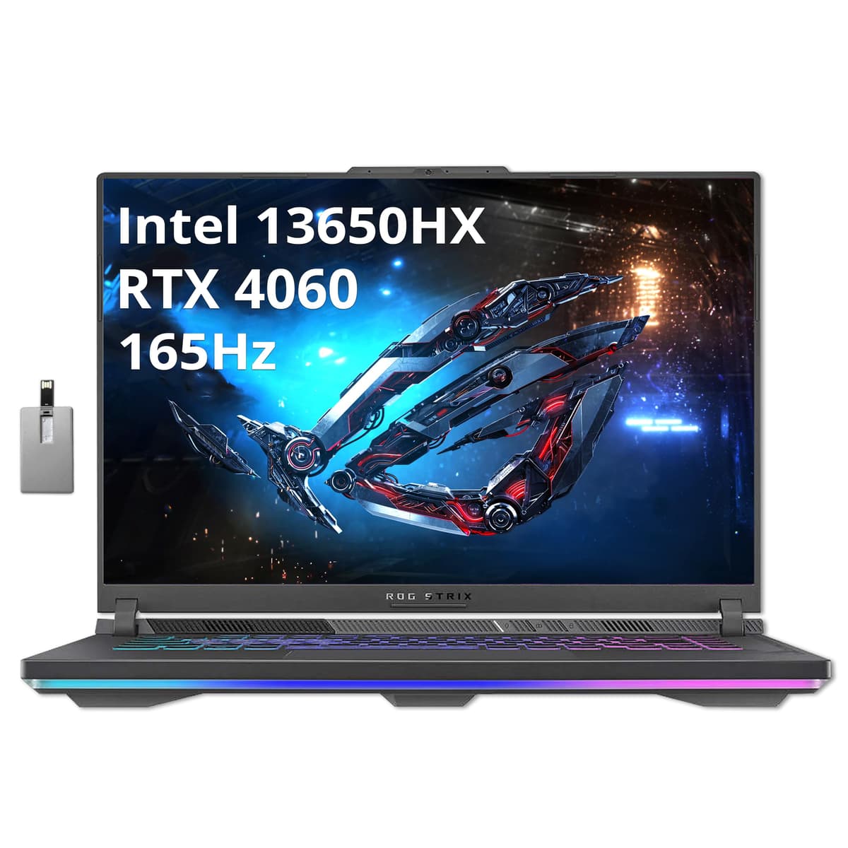 ASUS ROG Strix G16 (2023) 16" - i7-13650HX, RTX 4060, 32GB DDR5, 2TB SSD, RGB, Windows 11 Pro