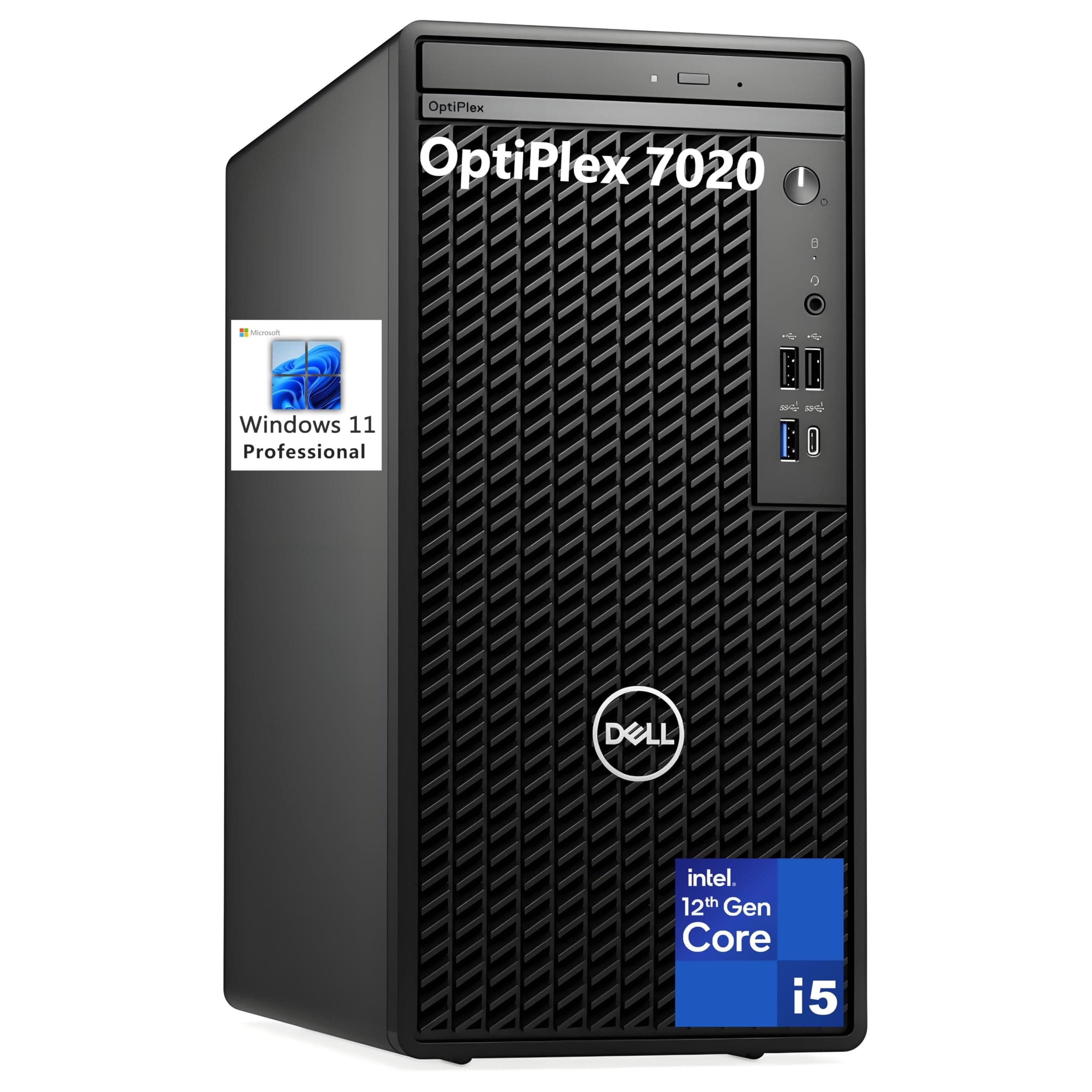 Dell OptiPlex 7020 Tower - Intel i5-12500, 64GB DDR5, 2TB PCIe SSD, Windows 11 Pro
