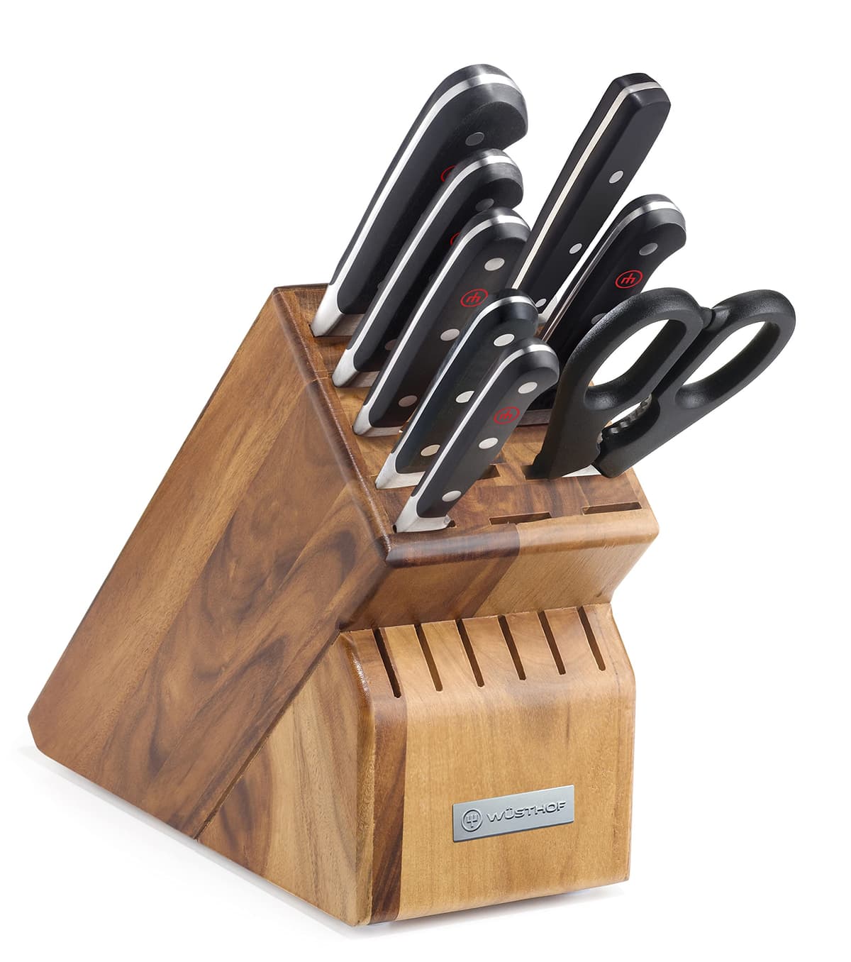 WÜSTHOF Classic set de cuchillos de 9 piezas con bloque 1090170911