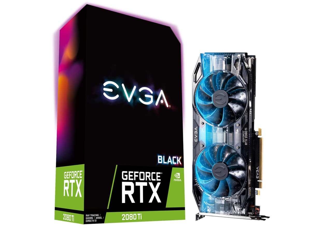 EVGA GeForce RTX 2080 Ti Black Edition - 11GB GDDR6 11G-P4-2281-KR