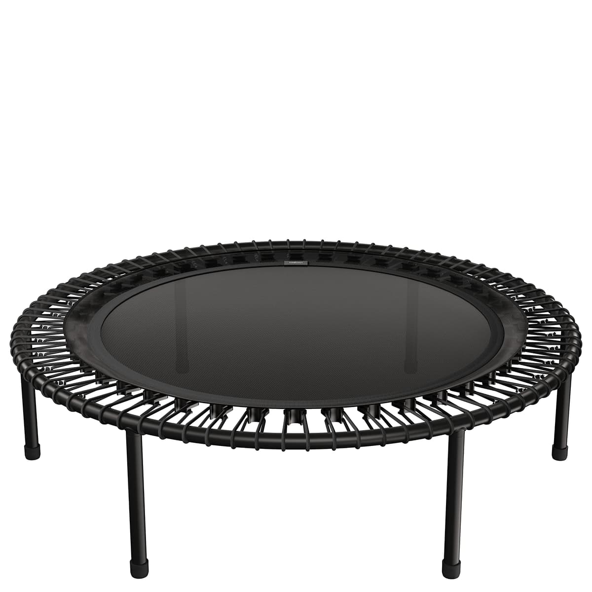 bellicon 39" Fitness Trampoline (Black) con patas roscadas y suspensión de gomas hasta 330 lbs (Extra Strong)
