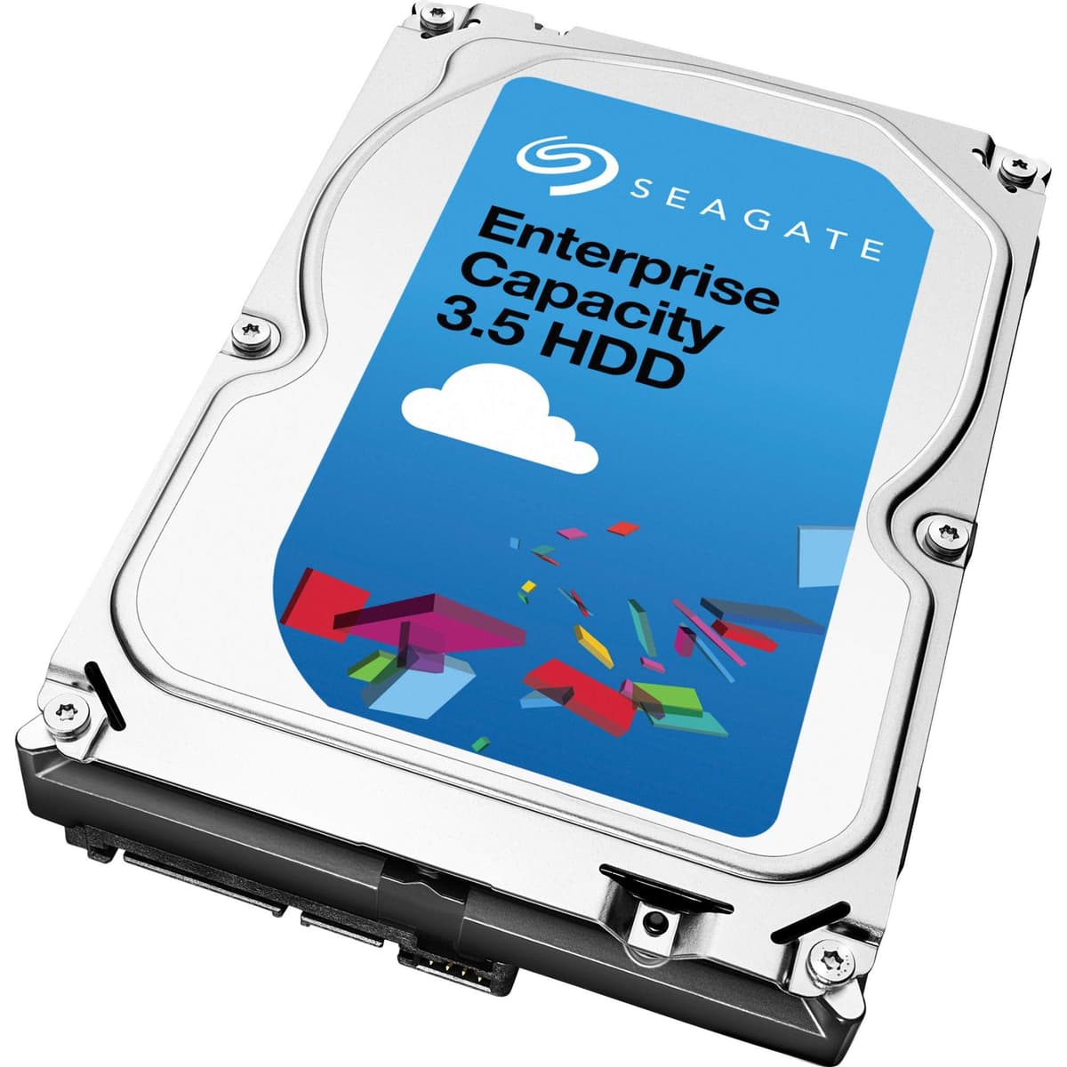 Seagate (Modelo Antiguo) Seagate Exos 12TB Disco Duro Interno Empresarial HDD - 3.5 Pulgadas 6Gb/s 7200 RPM 128MB Caché para Empresas, Centro de Datos - Empaque Sin Frustraciones ST12000NM0007