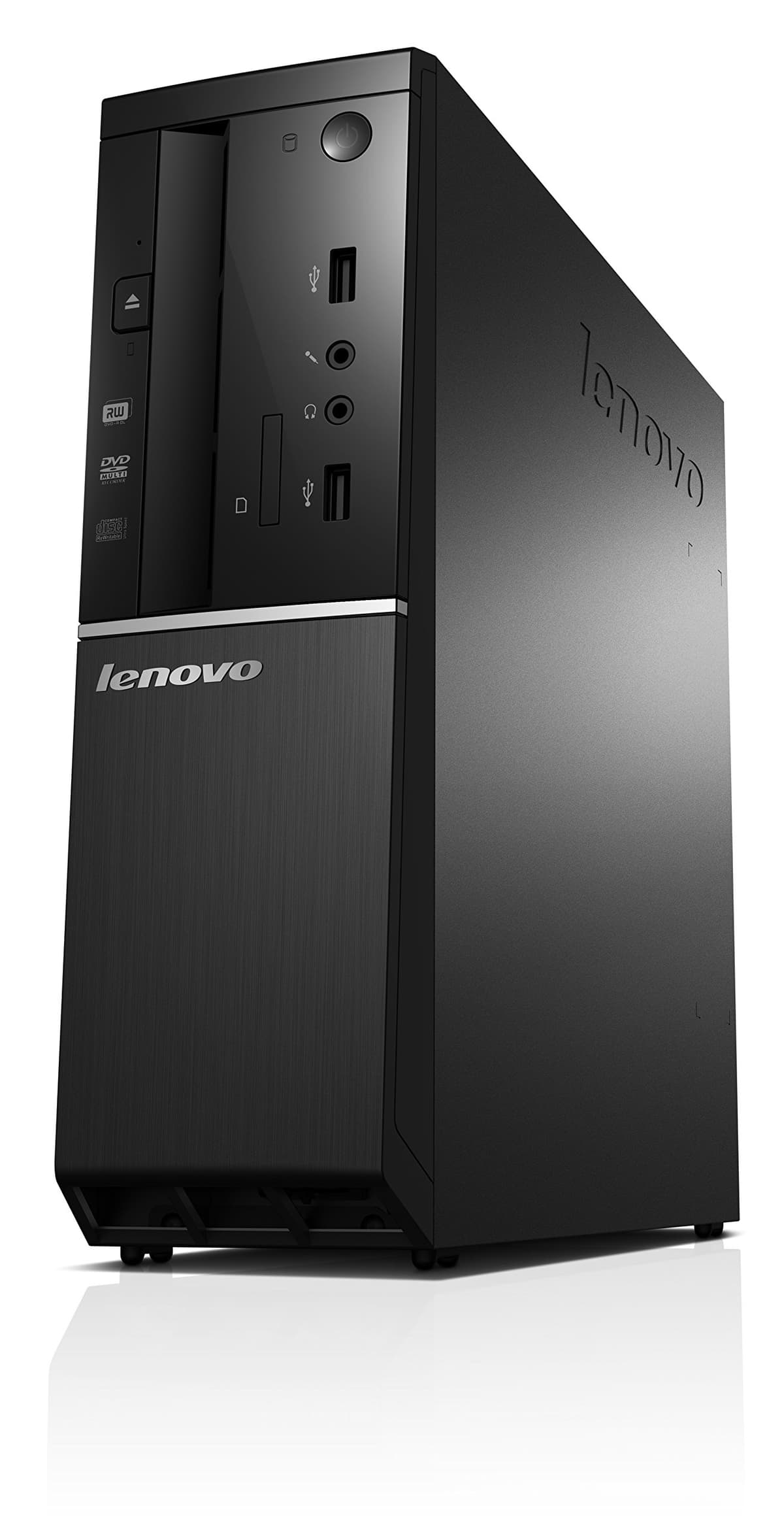 Lenovo Ideacentre 300s Slim Desktop (Procesador Intel Core i5-4460S 2.9GHz hasta 3.4GHz, 8 GB RAM DDR3, 1 TB HDD, Windows 10) 90F10000US