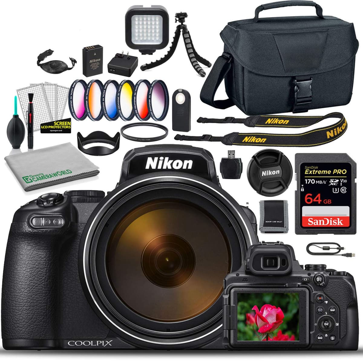 Nikon COOLPIX P1000 125x Zoom + Accesorios 26522 (Renewed) 26522_edire_1