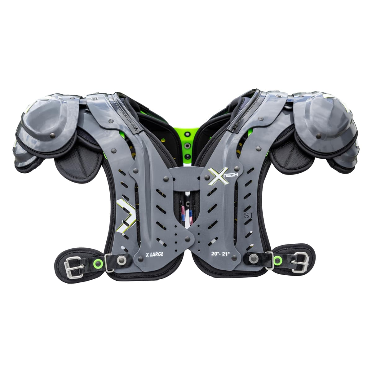XTECH X2 Football Shoulder Pads - Standard, X-Large (20-21")