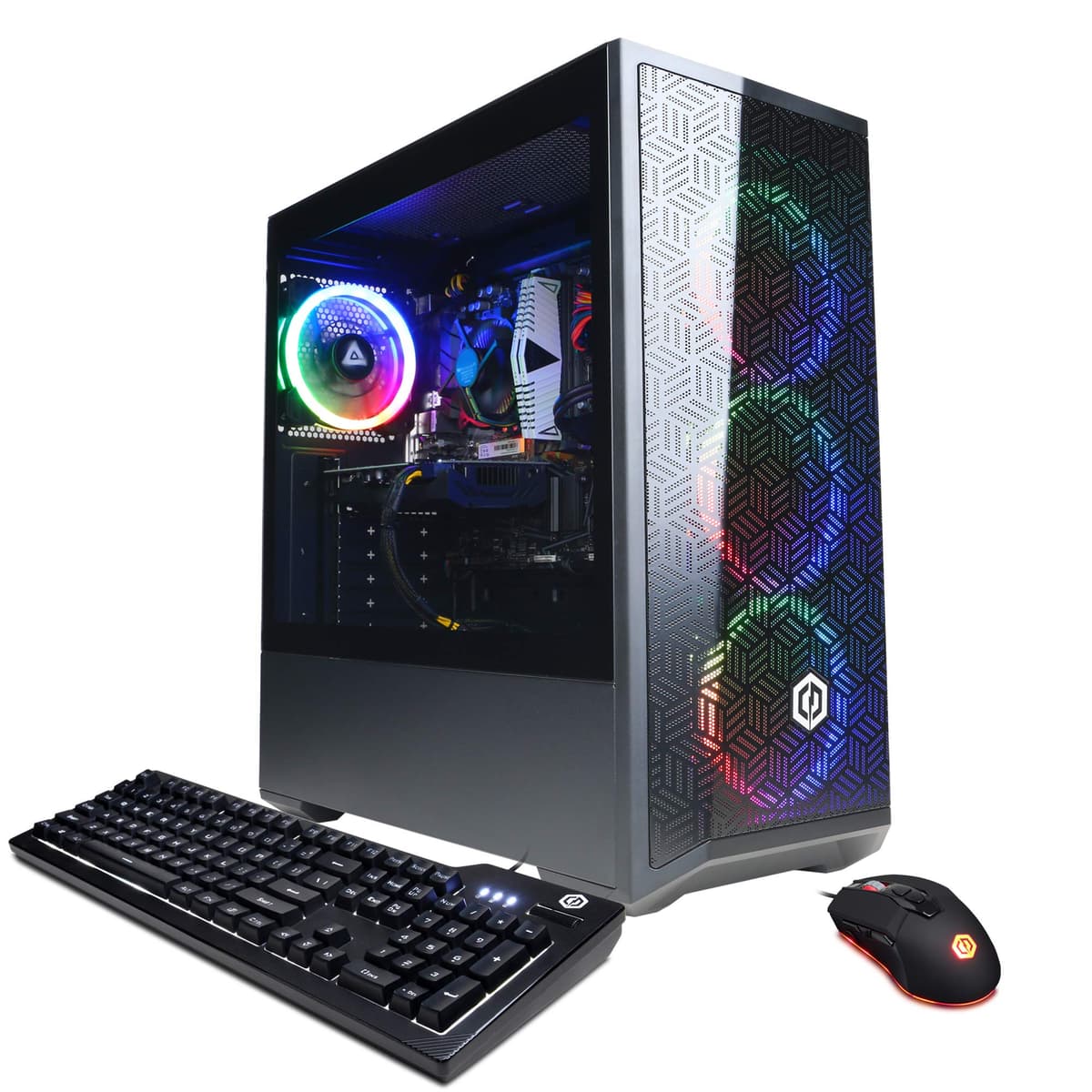 CYBERPOWERPC Gamer Xtreme GXiVR8060A16, Intel i5-12400F, RTX 3050 8GB, 16GB RAM, 500GB NVMe