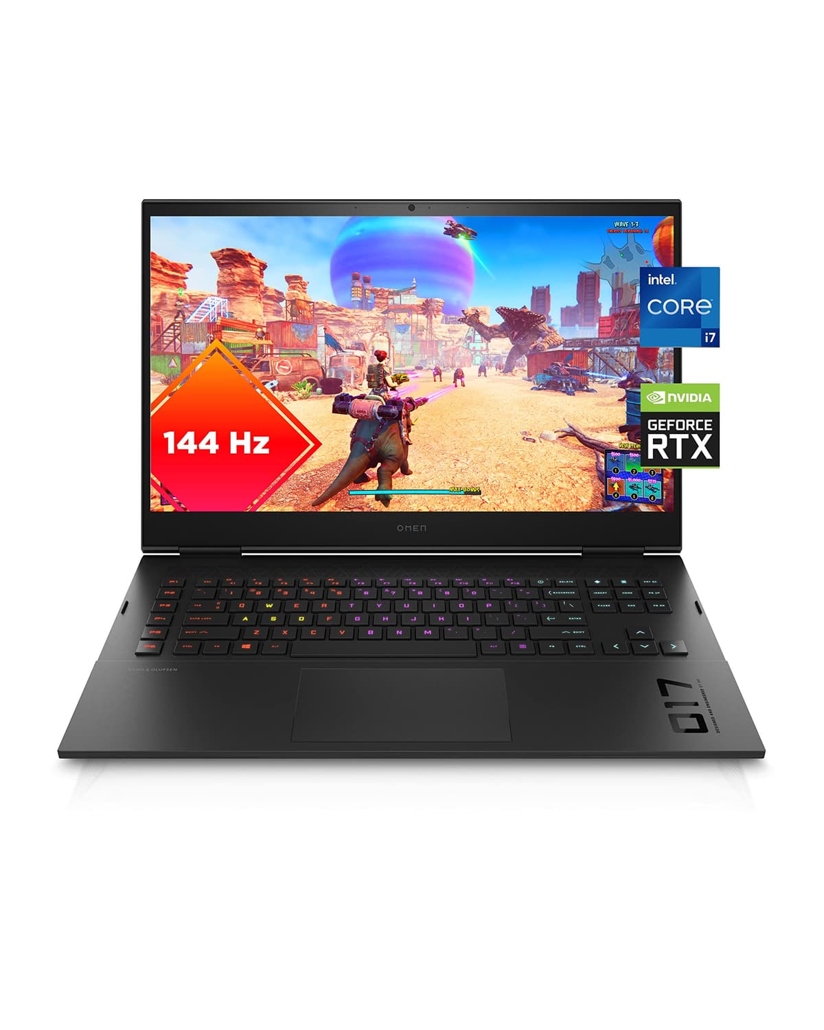 HP OMEN 17 (17-ck1010nr) - Intel Core i7-12700H, RTX 3060, 16GB, 512GB, Windows 11 3S9S4UA#ABA
