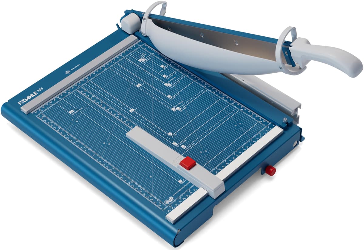 Dahle 565 Guillotina premium 15" con cuchilla autofilante y protector de seguridad