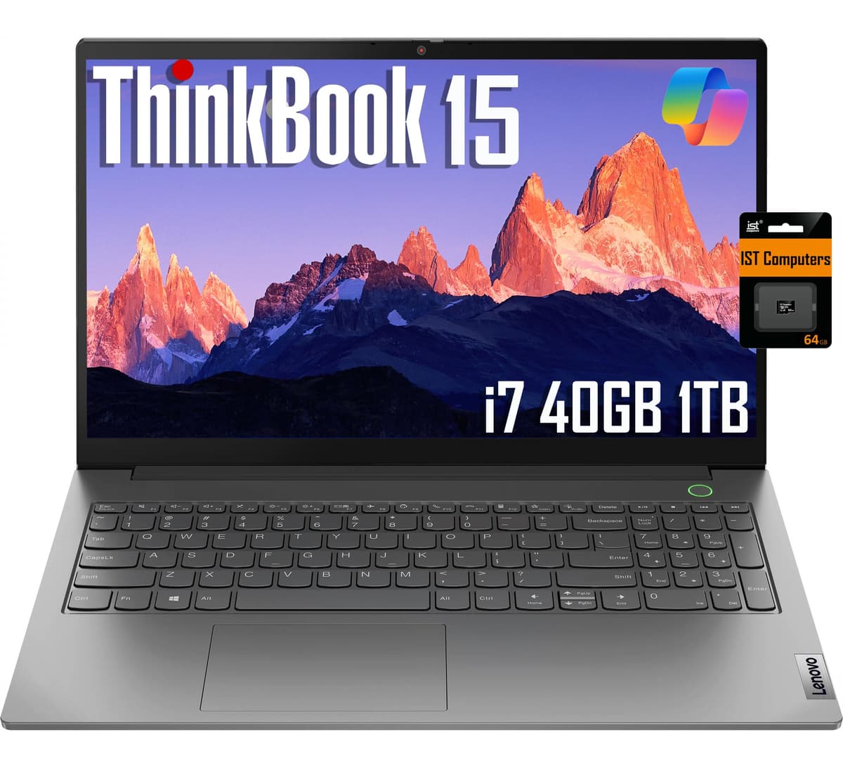 Lenovo ThinkBook 15 Gen 4 - 15.6" FHD IPS, Intel i7-1255U (12ª gen), 40GB RAM, 1TB PCIe SSD, Windows 11 Pro Intel Core i7-1255U