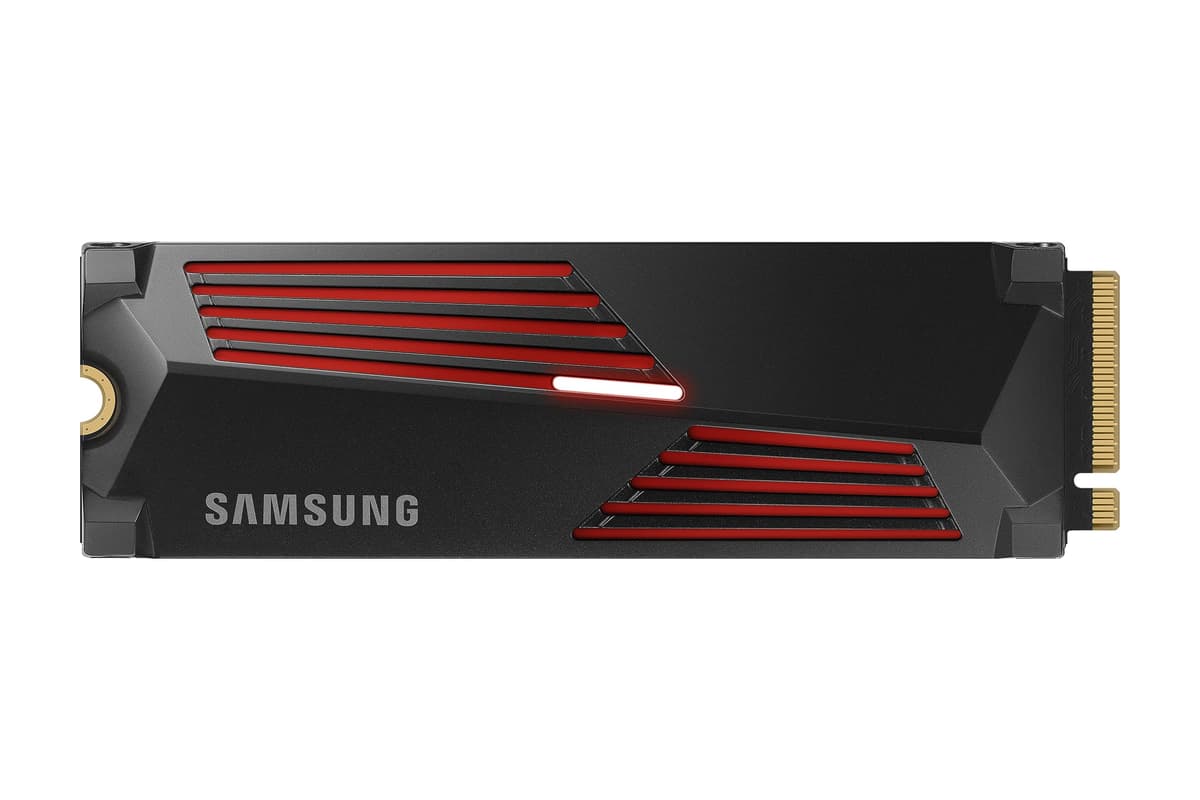 Samsung 990 PRO Heatsink SSD 4TB NVMe M.2 2280 - Compatible con PS5 (con disipador) MZ-V9P4T0CW
