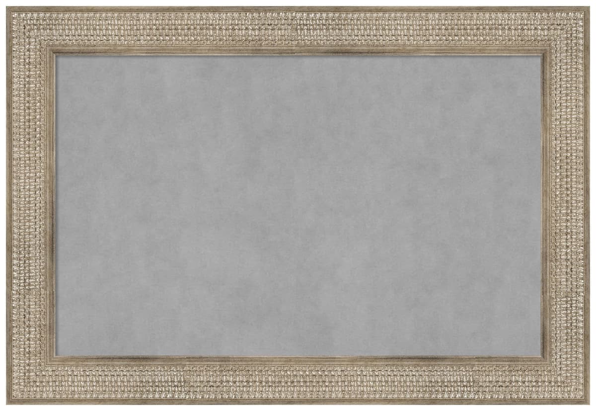 Amanti Art Silver Framed Magnetic Board 26x38 - tablero magnético con marco plateado 28588191369