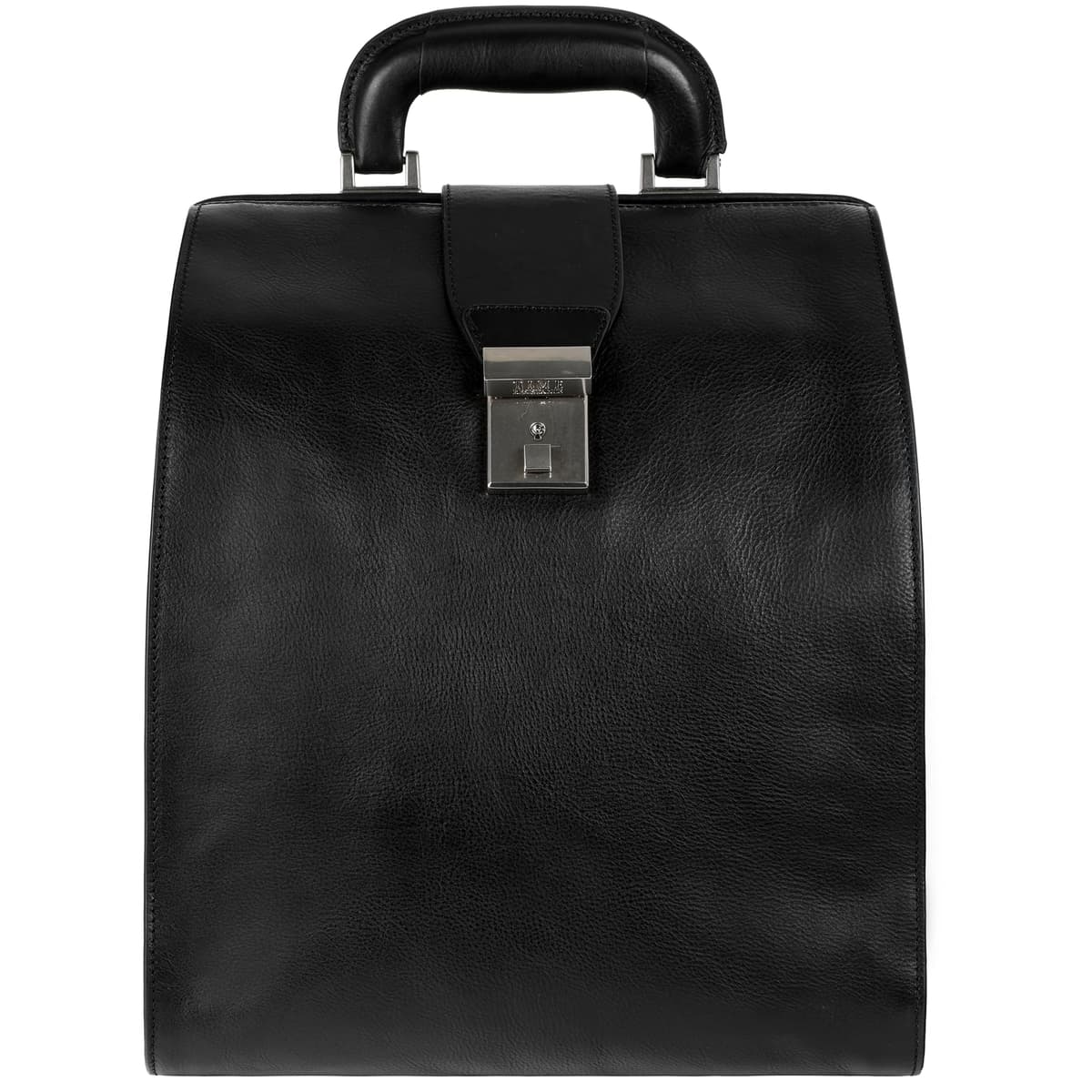 Time Resistance Mochila de cuero resistente al tiempo para hombres y mujeres - Morral empresarial para laptop (Negro) 5208801