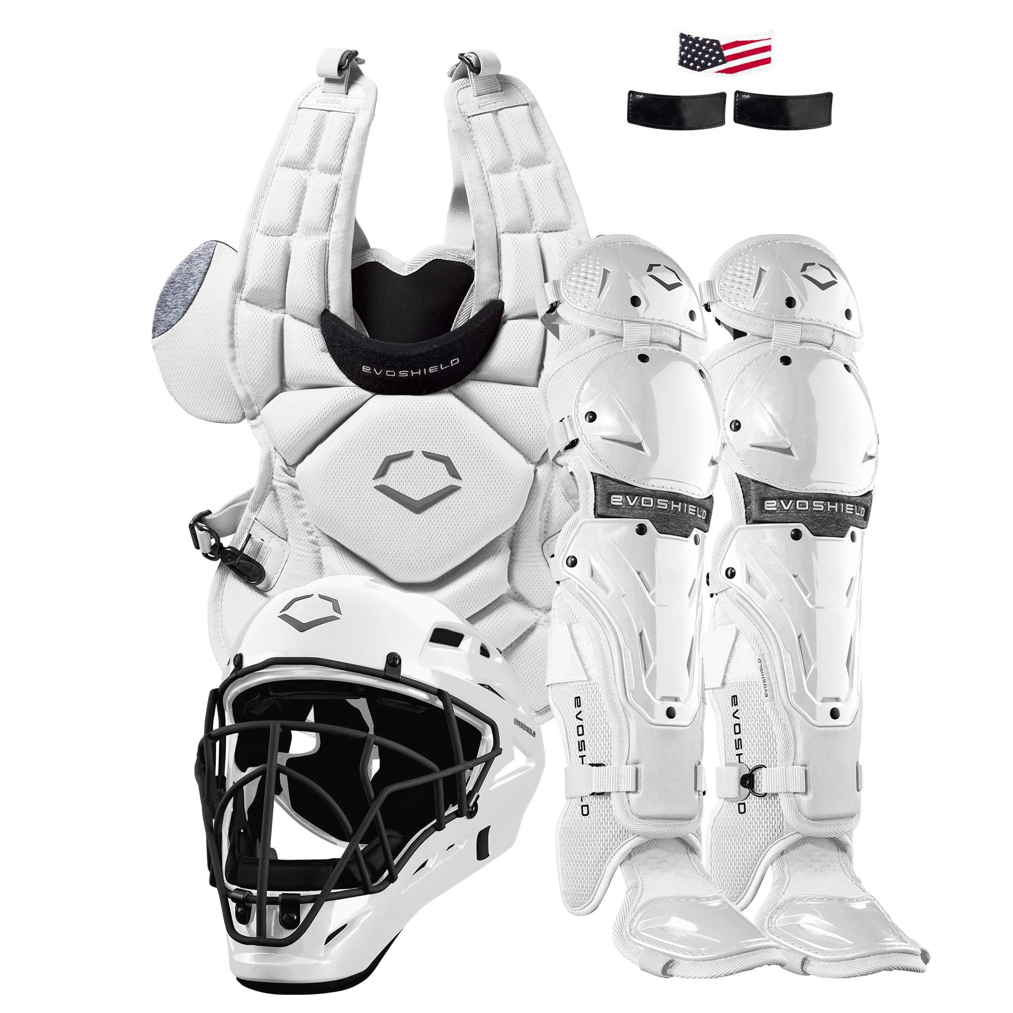EvoShield G2S Fastpitch Catcher's Gear Kit - White, Intermediate Size WB5744503INT