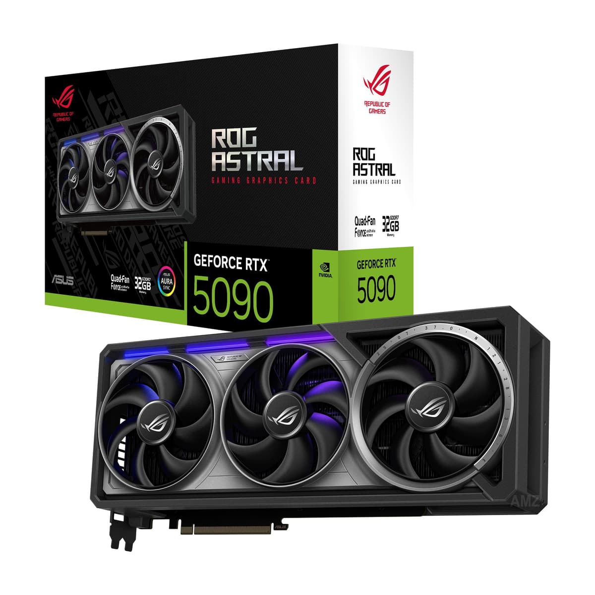 ASUS ROG Astral GeForce RTX 5090 - 32GB GDDR7, Quad-fan, GPU Guard, marco metálico ROG-ATRAL-RTX5090-32G-GAMING