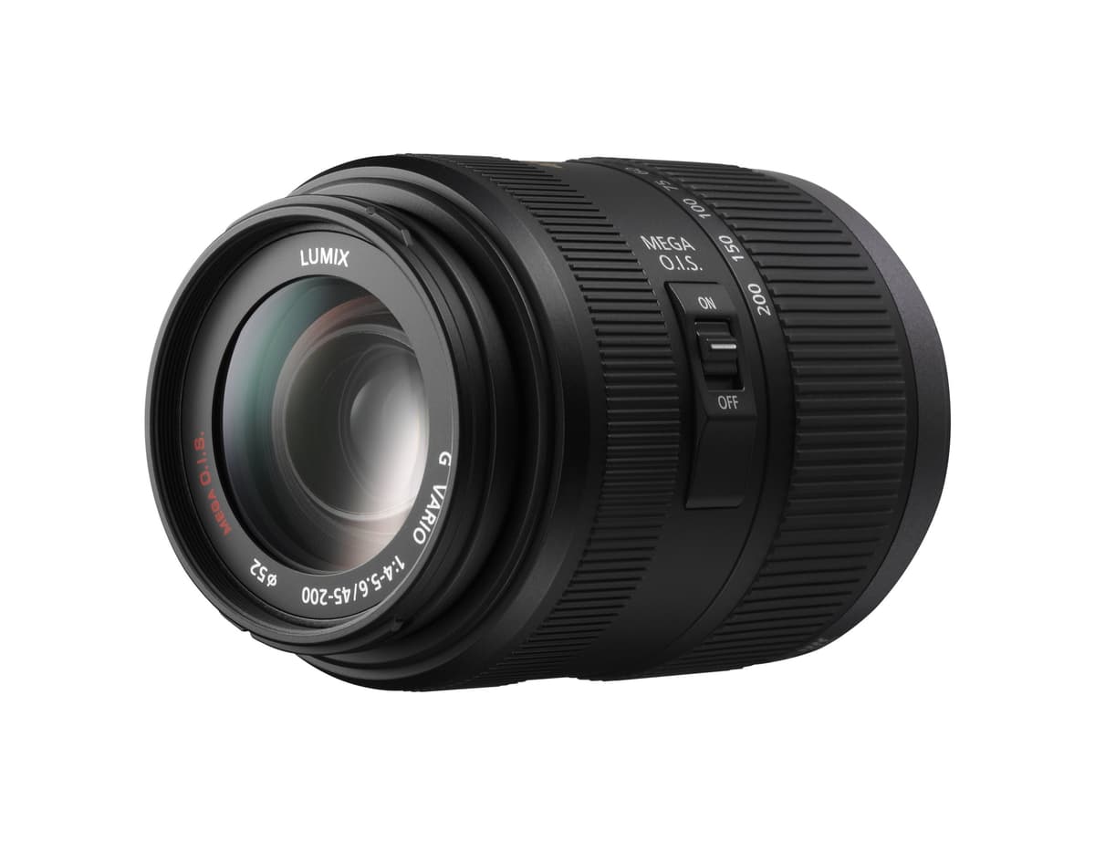PANASONIC LUMIX LENTE VARIO 45-200MM F4.0-5.6 ASPH. PARA MICRO FOUR THIRDS SIN ESPEJO, MEGA O.I.S., H-FS045200 (NEGRO - EE. UU.)