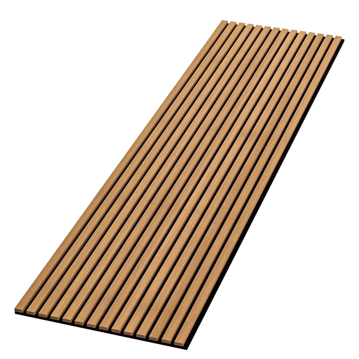 Generic Paneles acústicos 3D tipo listón para pared/techo 94" x 24" (Set de 10) - American Oak ACP10