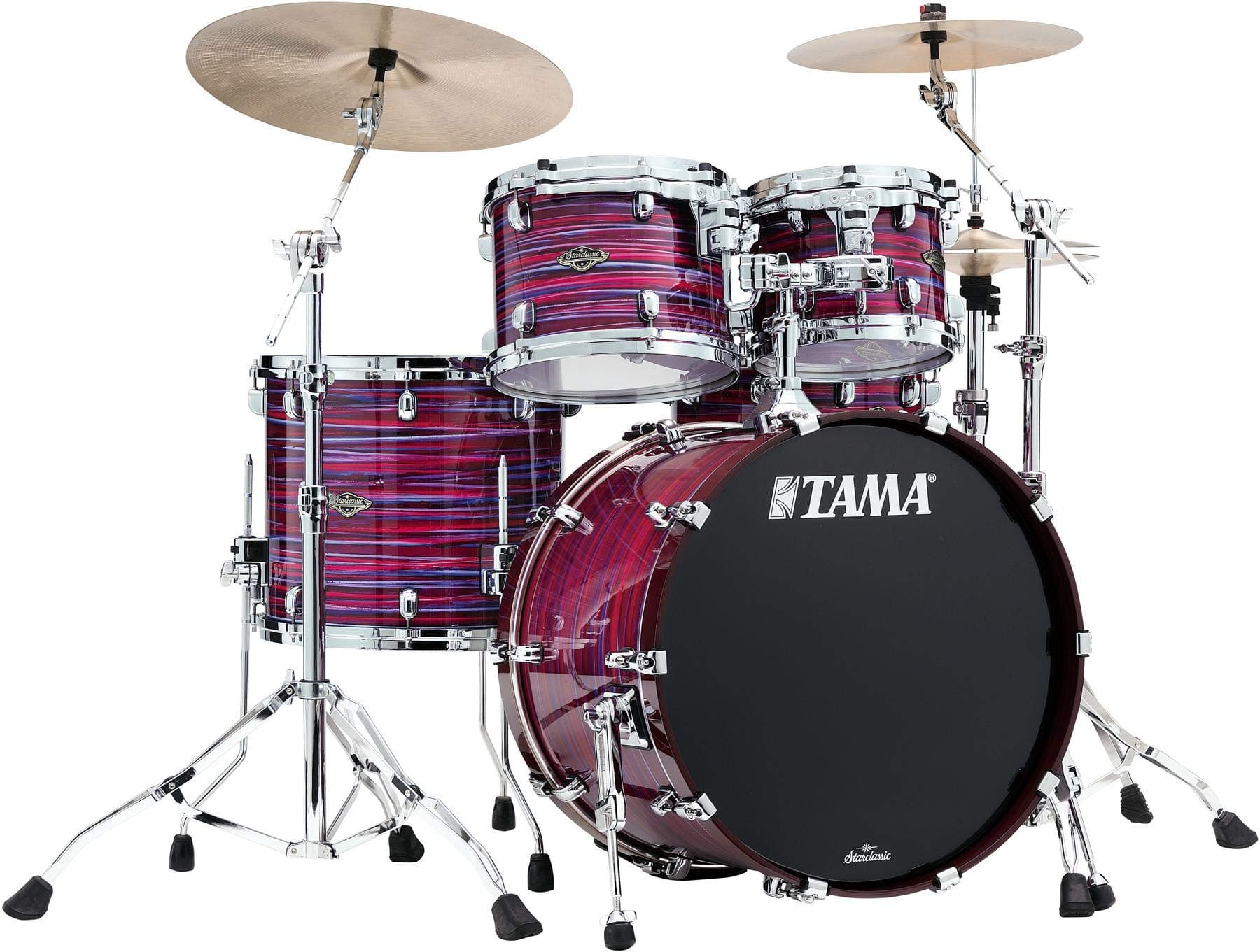 Tama Starclassic Walnut Birch Lacquer Pack de 4 Cuerpos - Phantasm Oyster WBS42SLPO