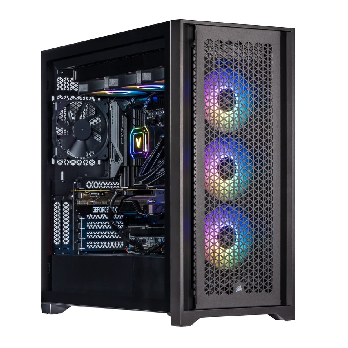 Velztorm Aciex VELZ0077 Gaming Desktop con Ryzen 7 7800X3D, RTX 3070, 32GB DDR5, 1TB SSD + 2TB HDD, 360mm AIO VELZ0077-3070-274036