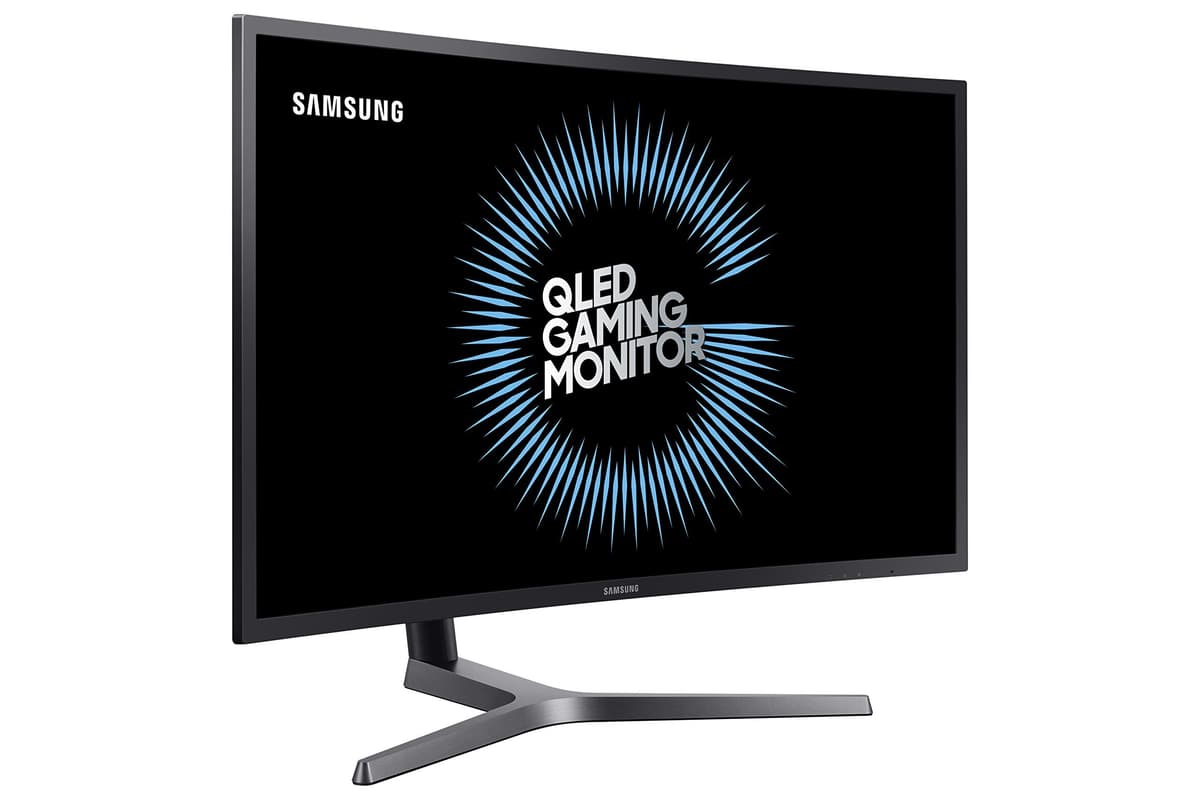 Monitor Curvo Gamer Samsung C32HG70 de 32 pulgadas HDR QLED (144 Hz / 1 ms) Modelo C32HG70QQN (Reacondicionado) LC32HG70QQNXZA-cr
