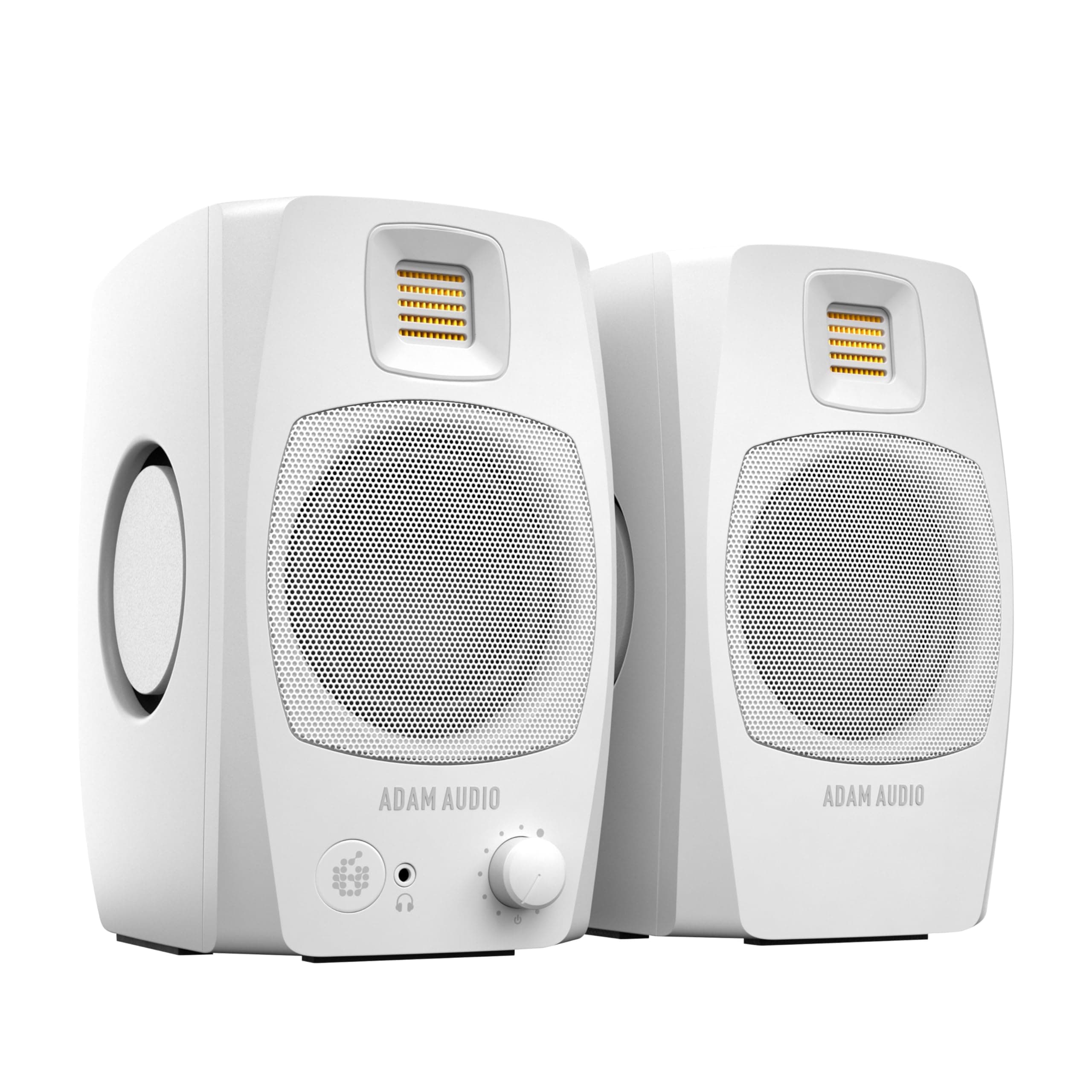 ADAM Audio D3V Monitores activos de escritorio con USB-C (par, blanco) 4260113135303