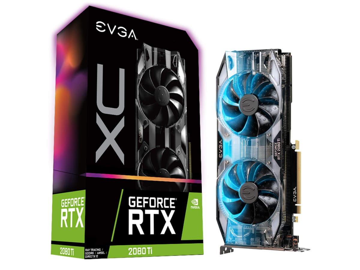 EVGA GeForce RTX 2080 Ti XC GAMING 11G-P4-2382-KR 11GB GDDR6 Dual Fans RGB