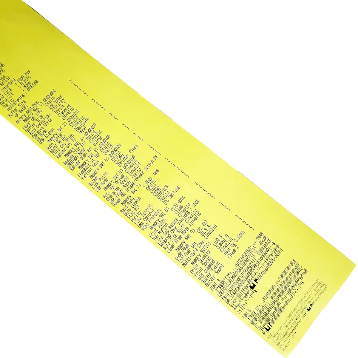 BuyRegisterRolls Papel térmico amarillo 3 1/8 x 230 (500 rollos) - 55 GSM, compatibles con Clover POS BRR