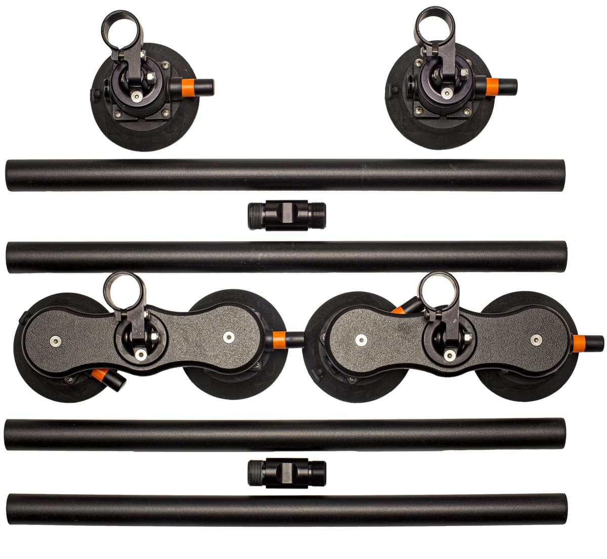 SeaSucker Monkey BAR 60 Barra Portaequipaje Negro, cross bars desmontables 60" SX6156