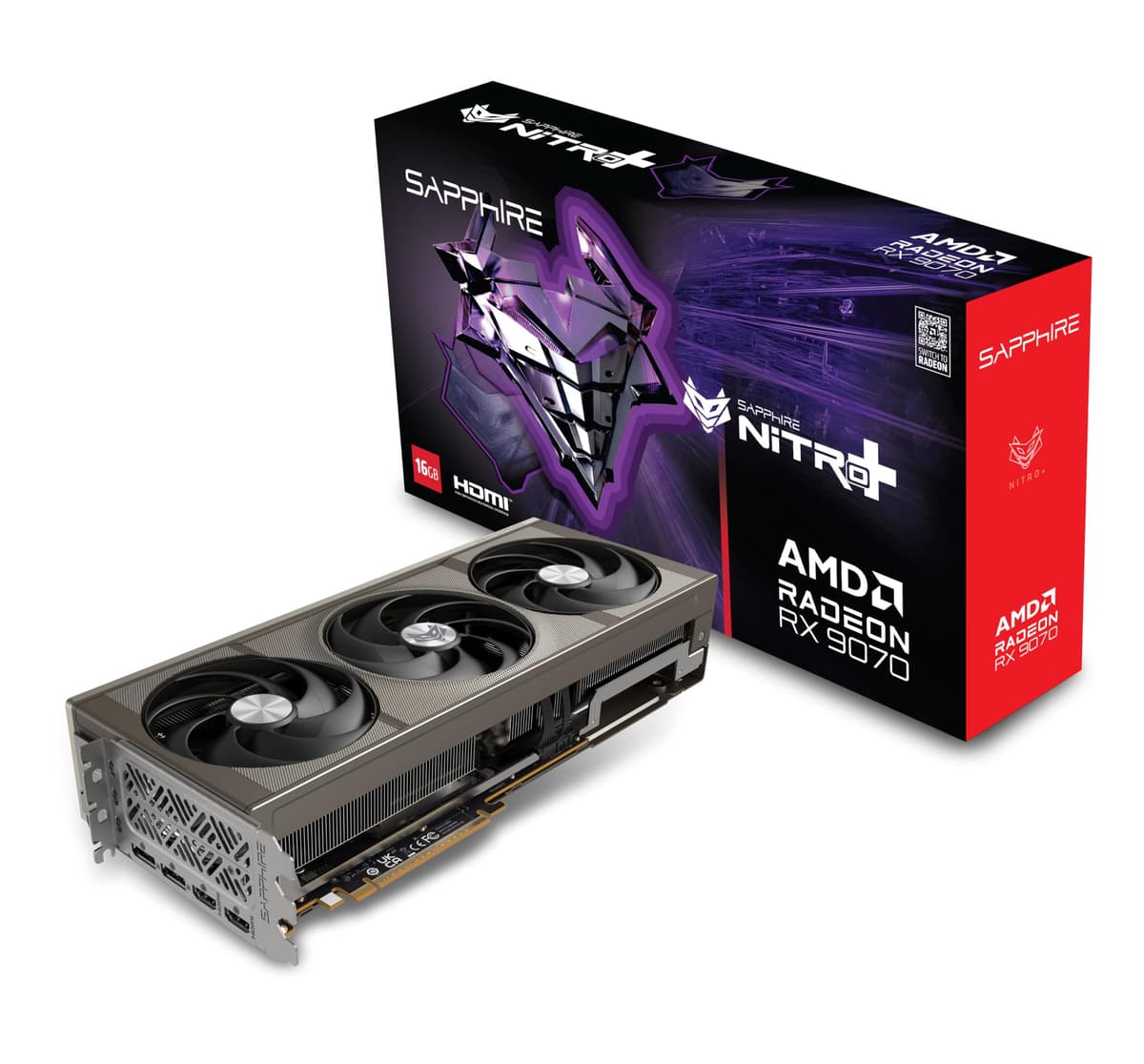 Sapphire NITRO+ AMD Radeon RX 9070 Gaming OC 16GB GDDR6 11349-01-20G