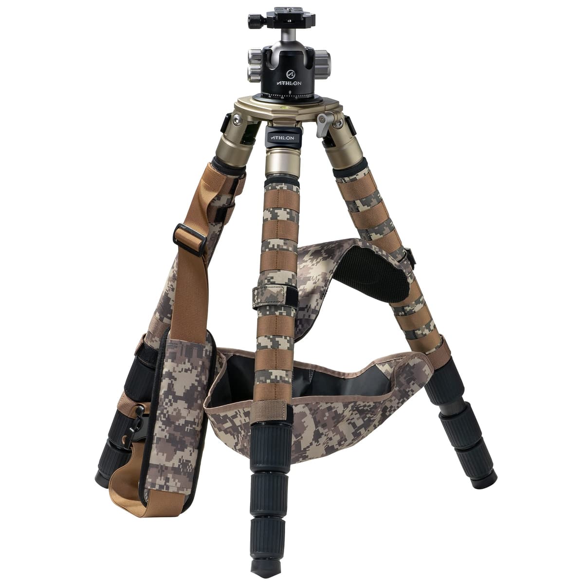 Athlon Optics Midas Cf29 Tripié de Fibra de Carbono con Cabeza Esférica 706008