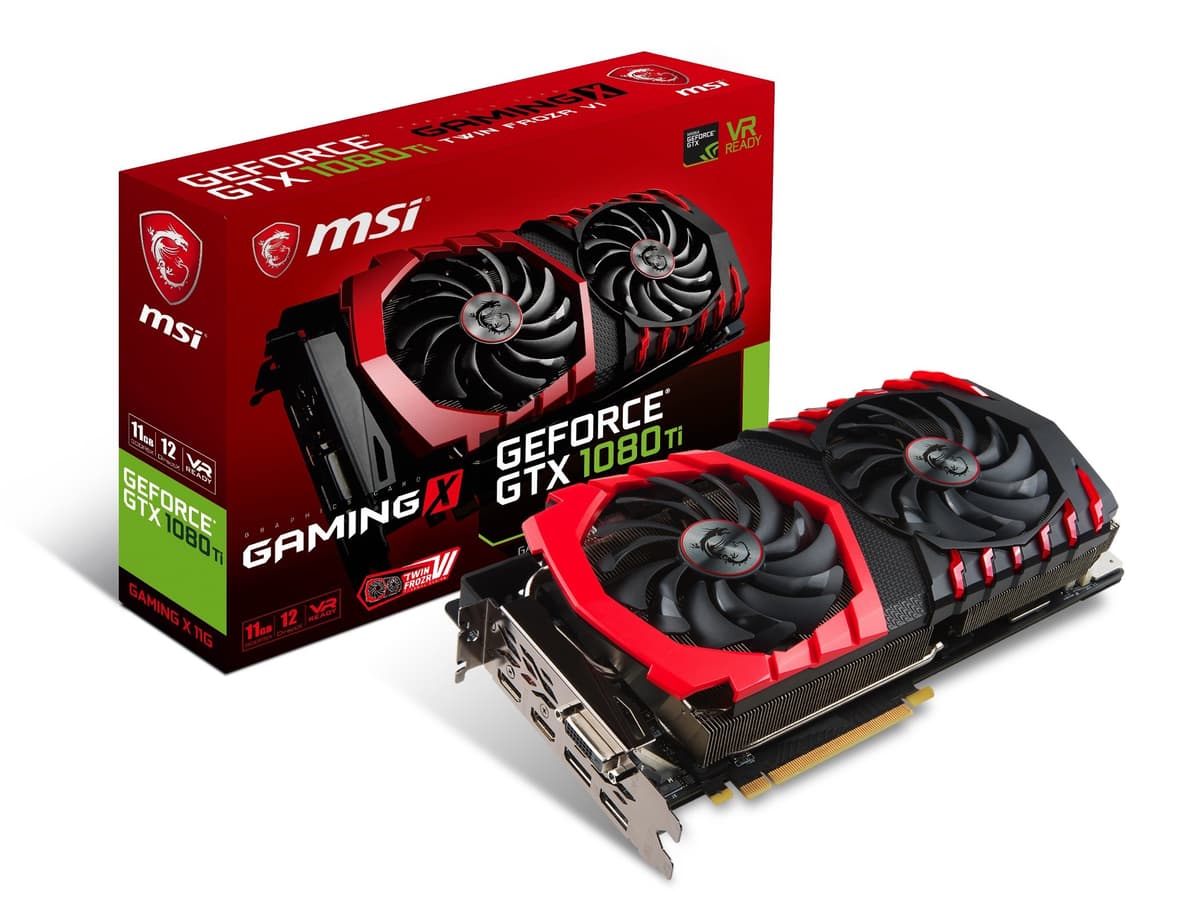 Tarjetas de video MSI GTX 1080 TI GAMING X