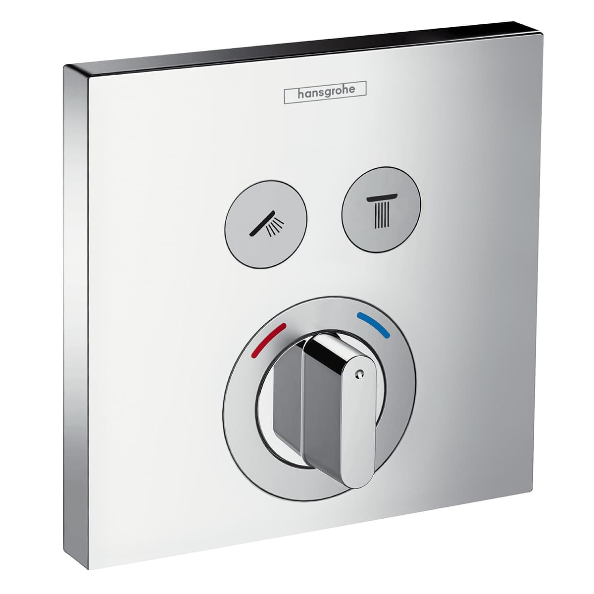 hansgrohe ShowerSelect mezclador empotrado para 2 salidas, cromo, 15768000