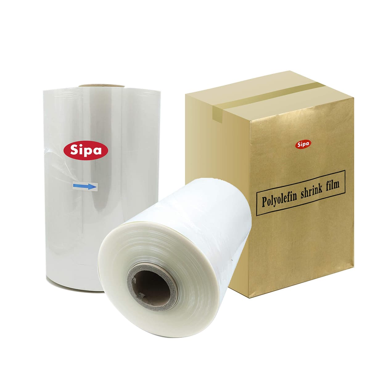SIPA film retráctil polyolefina 16" 60 gauge centerfold 4375' (rollo x5) SP-SFC-16-60-4375