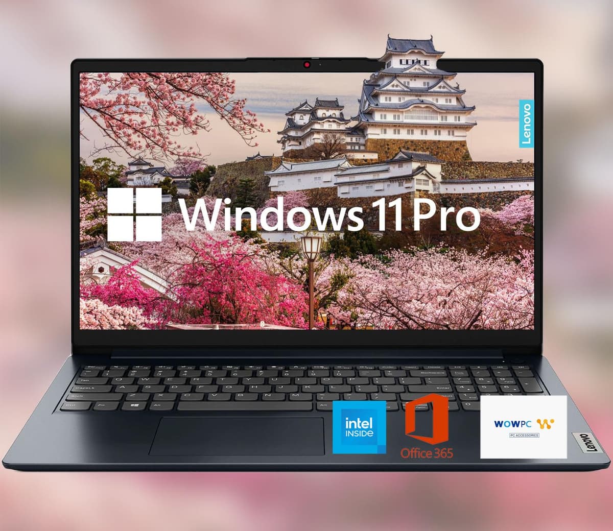 Lenovo IdeaPad 15.6" HD antirreflejo con 1 año de Microsoft 365, 36 GB de RAM, SSD de 2.1 TB, Windows 11 Pro, procesador Intel, Wi-Fi 6, HDMI, USB-C, lector de tarjetas SD, hasta 9.5 horas de batería, con WOWPC USB