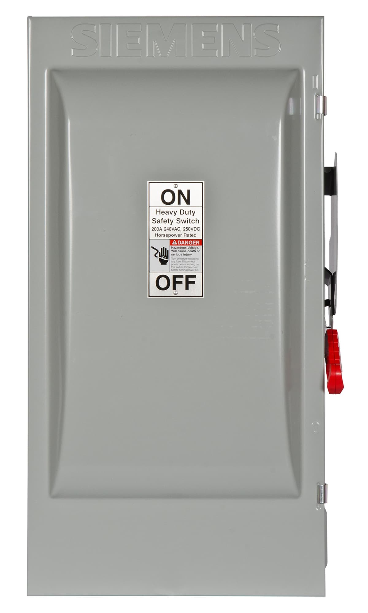 SIEMENS HF224J 200 amperios 2 polos 240 voltios 2 hilos fusible interruptores de seguridad de servicio pesado