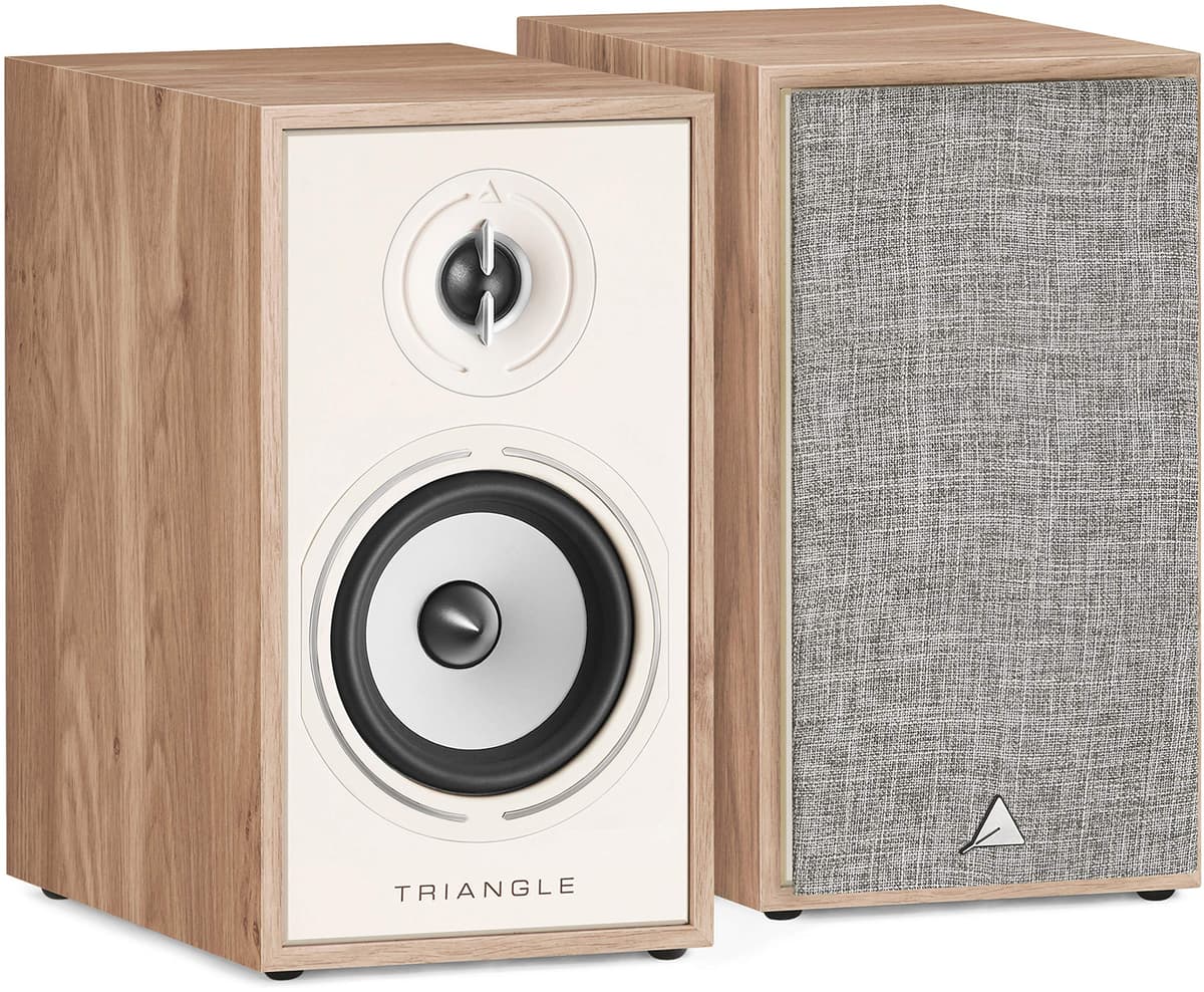 Triangle BOREA BR02 Par de parlantes Bookshelf Hi-Fi 80W Light Oak BORE_TEB34