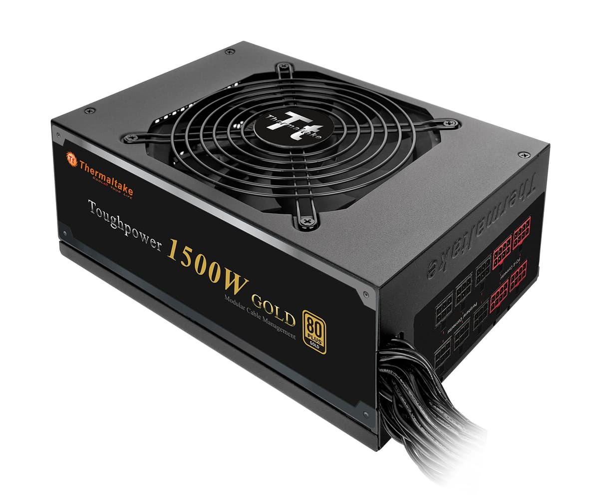 Thermaltake Toughpower 1500W 80 Plus Gold Fuente de Poder Semi Modular ATX 12V o EPS 12V Ultra Silenciosa PS-TPD-1500MPCGUS-1