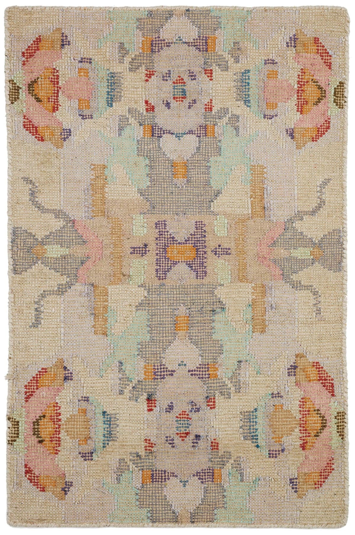 Dash and Albert Alfombra Chapel Hill Cotton 5 x 8 ft multicolor geométrica tejida DA1126-58
