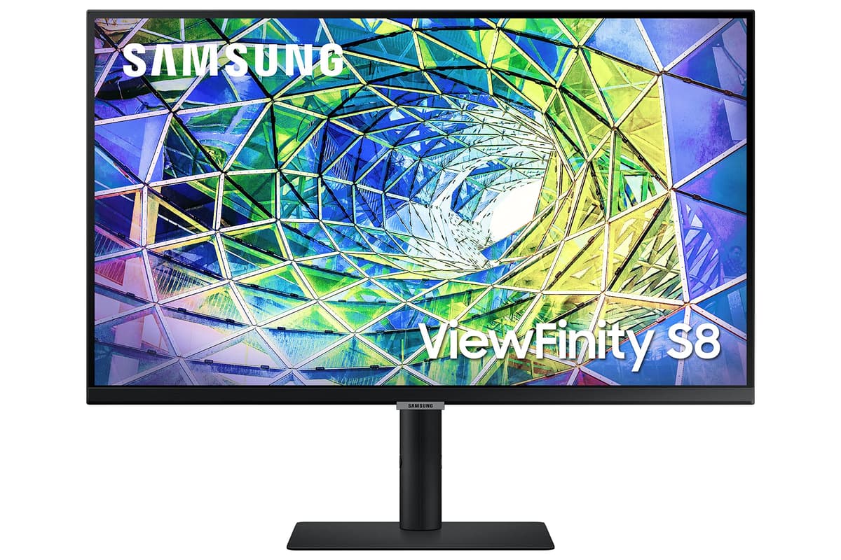 Samsung S80UA ViewFinity 27" 4K UHD Monitor con USB-C, HDR10 y soporte ajustable en altura LS27A80DUNNXZA