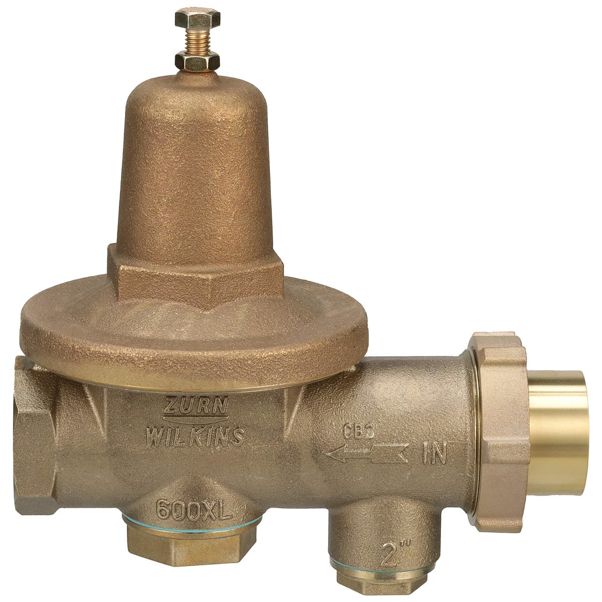 Zurn Wilkins Válvula reductora de presión 600XL 2" con conexión sweat cobre 2-600XLC