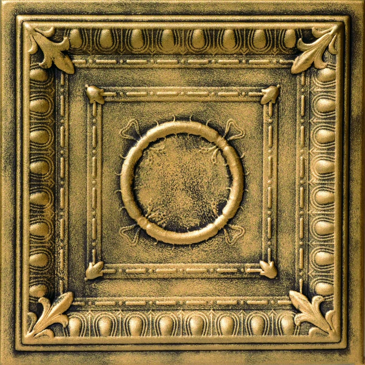 À LA MAISON R47 Losa de Techo de Espuma Romanesque Wreath (Pack 96) - Antique Brass R47ab-96