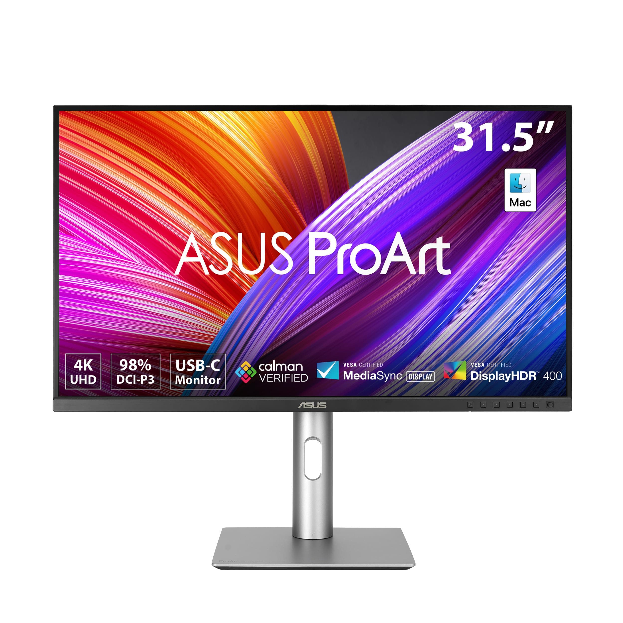 ASUS ProArt Display 32" 4K Profesional PA329CRV - 98% DCI-P3, ΔE <2, USB-C PD 96W, DisplayHDR400