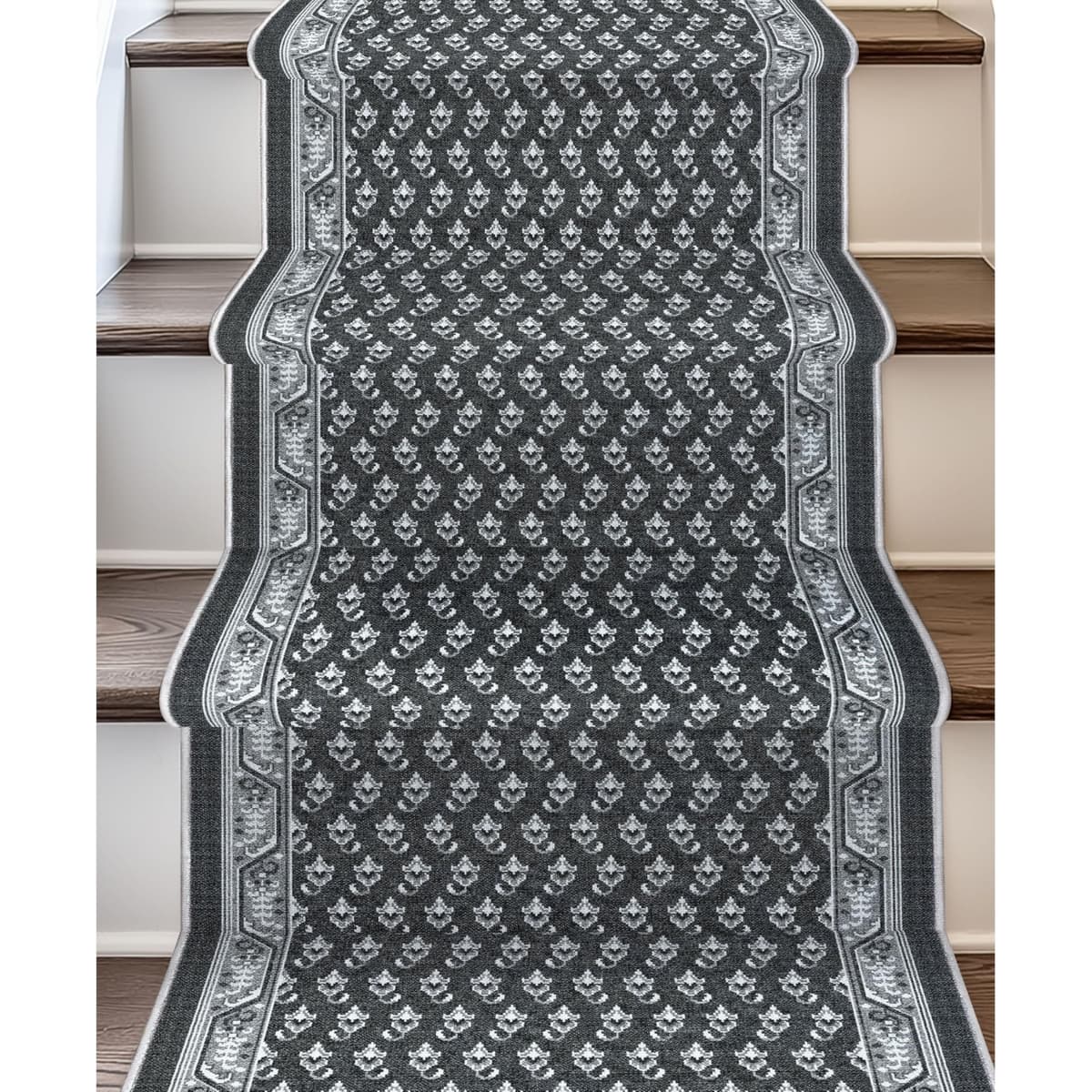 Well Woven Apollo Windsor Midnight Ash 27" x 50' Runner W-AP-85B-R-50
