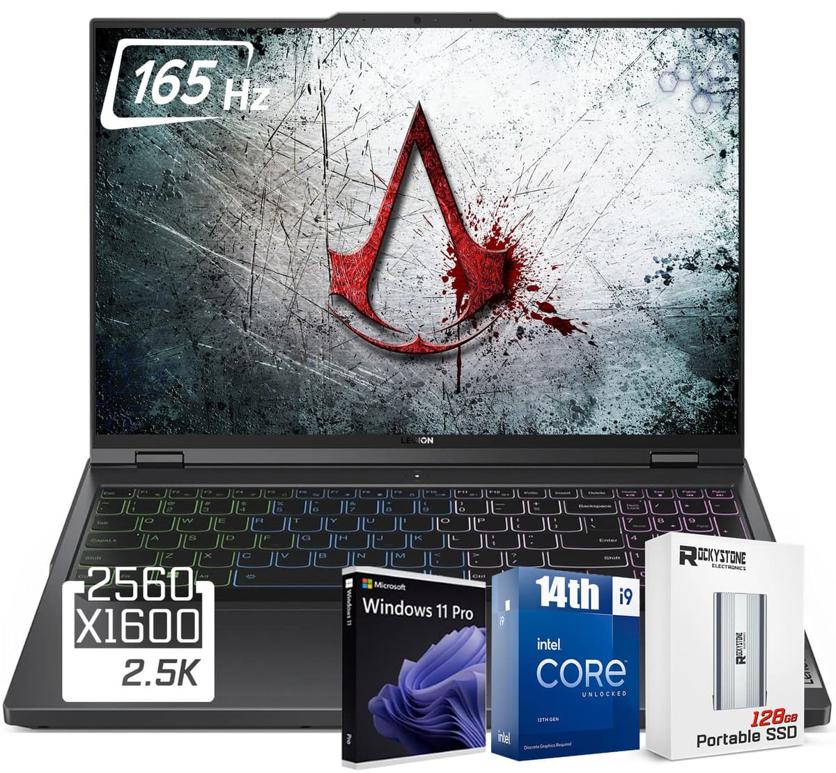 Lenovo Legion 5i 16" WQXGA i9-14900HX 32GB DDR5 1TB SSD RTX 4060 165Hz Windows 11 Pro