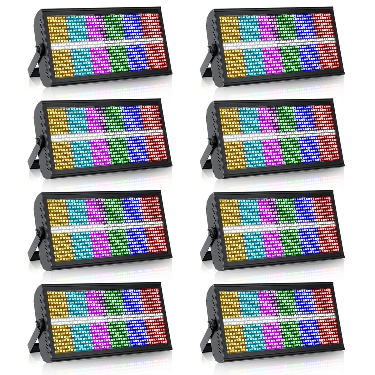 Led Wall Washer Light FODEXAZY ZQ06121 DJ 200W RGB, DMX-512, Sonido, Strobe (Pack 8) ZQ06121USX8