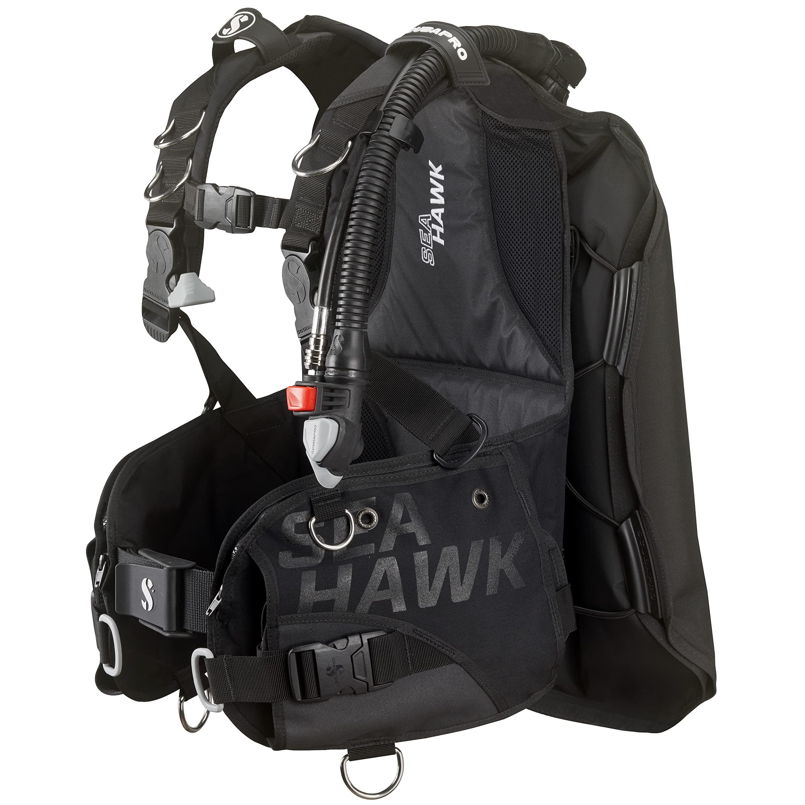 SCUBAPRO Seahawk 2 BCD de Buceo con Inflador Balanced Power (2XL, Negro) 22.142.610