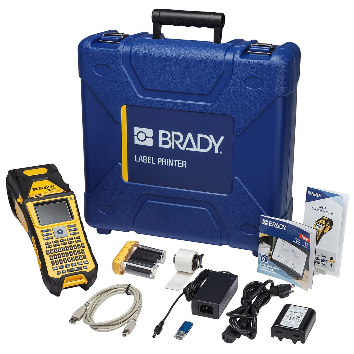 Impresora portátil Brady M610 Bluetooth con estuche rígido (M610-B-KIT)