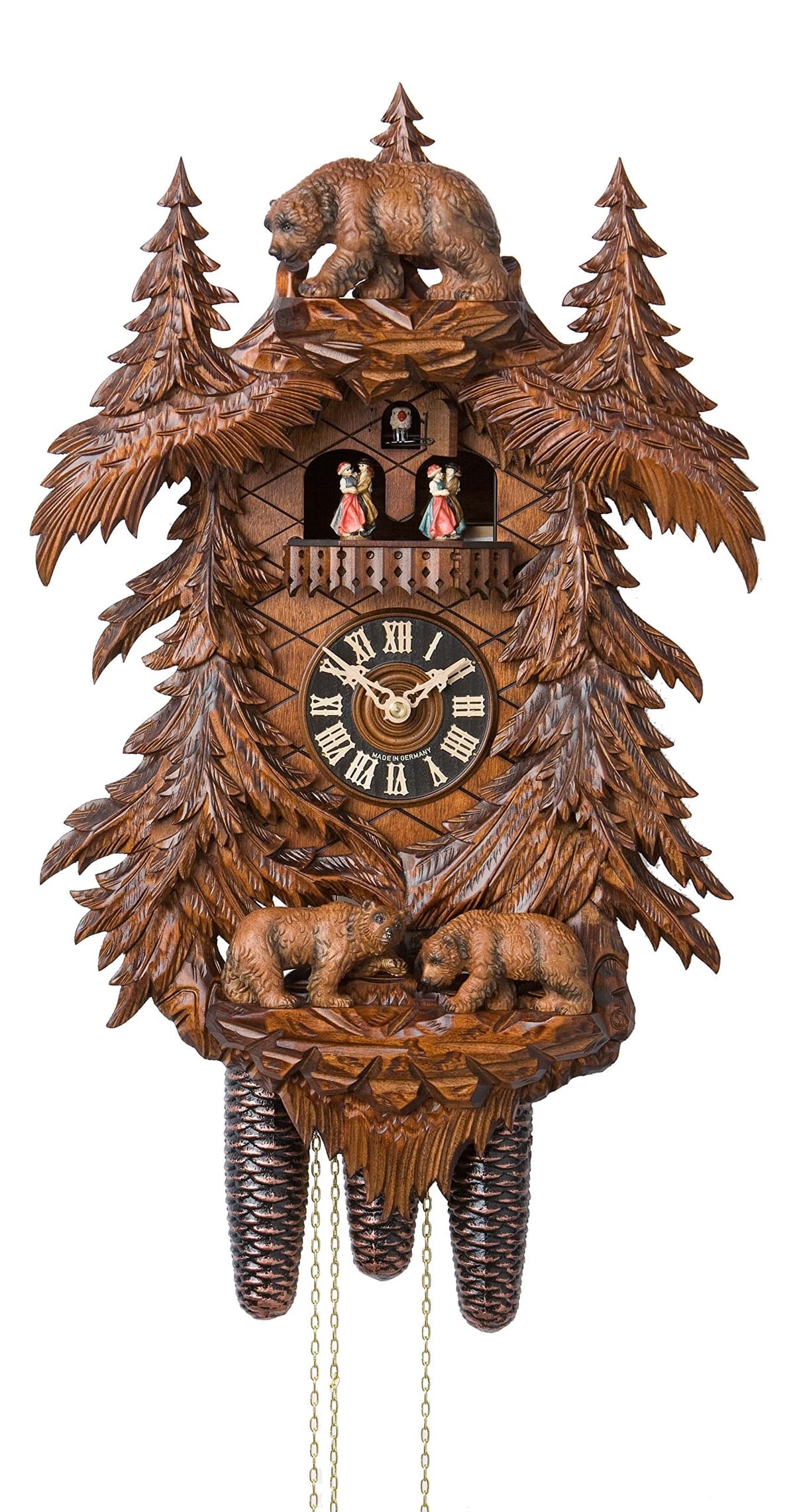 Hönes Reloj Cucú Osos en el Bosque HO 86709/5Tko