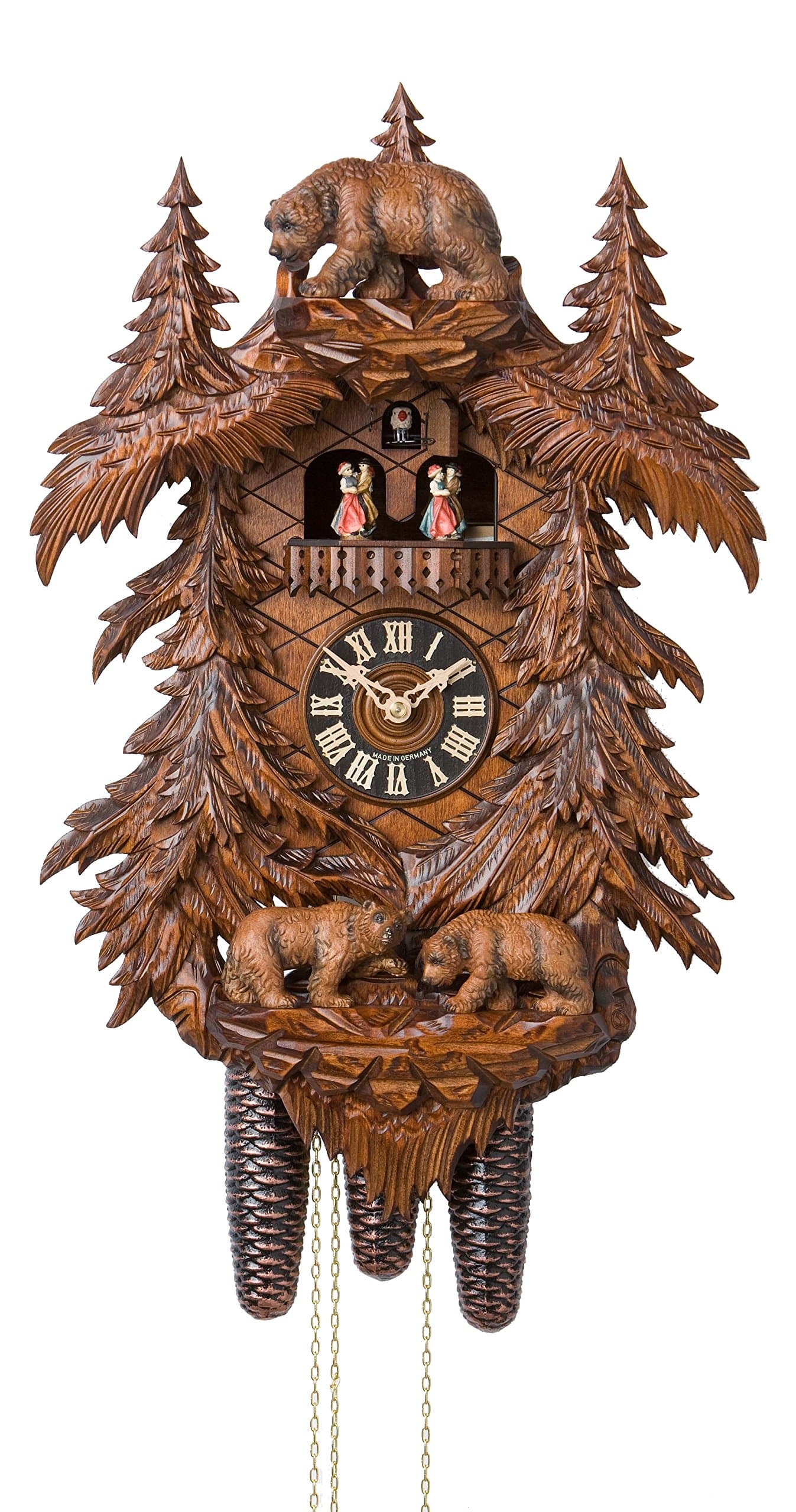 Hönes Reloj Cucú Osos en el Bosque HO 86709/5Tko